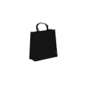 Variante Noir - Grand sac de transport personnalisable en non-tissé recyclé 45 x 18 x 45 cm avec logo - XL