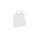Variante Blanc - Grand sac de transport personnalisable en non-tissé recyclé 45 x 18 x 45 cm avec logo - XL