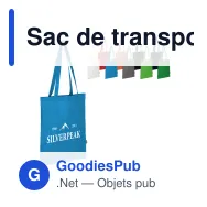 Sac de transport personnalisable non-tissé recyclé longues poignées avec logo - 38 x 42 - Miniature 1