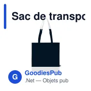 Sac de transport personnalisable non-tissé recyclé longues poignées avec logo - 38 x 42 - Miniature 2
