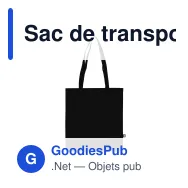 Sac de transport personnalisable non-tissé recyclé longues poignées avec logo - 38 x 42 - Miniature 8
