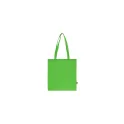 Variante Vert clair - Sac de transport personnalisable non-tissé recyclé longues poignées avec logo - 38 x 42