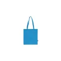 Variante Bleu - Sac de transport personnalisable non-tissé recyclé longues poignées avec logo - 38 x 42