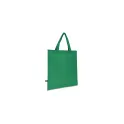 Variante Vert - Sac de transport personnalisable non-tissé recyclé poignées courtes avec logo - 38 x 42