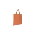 Variante Orange - Sac de transport personnalisable non-tissé recyclé poignées courtes avec logo - 38 x 42