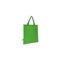 Variante Vert clair - Sac de transport personnalisable non-tissé recyclé poignées courtes avec logo - 38 x 42
