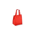 Variante Rouge - Sac isotherme personnalisable en R-PET non tissé format moyen avec logo - 23 x 27,5 cm