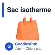 Sac isotherme personnalisable en R-PET non tissé grand format avec logo - 33 x 37 cm - Miniature 4