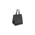 Variante Noir - Sac isotherme personnalisable en R-PET non tissé grand format avec logo - 33 x 37 cm