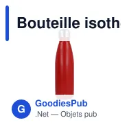 Bouteille isotherme personnalisable en inox recyclé 500 ml avec logo - R-Swing - Miniature 2