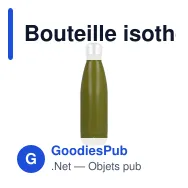Bouteille isotherme personnalisable en inox recyclé 500 ml avec logo - R-Swing - Miniature 6
