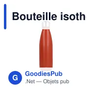 Bouteille isotherme personnalisable en inox recyclé 500 ml avec logo - R-Swing - Miniature 8