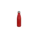 Variante Rouge - Bouteille isotherme personnalisable en inox recyclé 500 ml avec logo - R-Swing