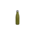Variante Vert olive - Bouteille isotherme personnalisable en inox recyclé 500 ml avec logo - R-Swing