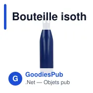 Bouteille isotherme personnalisable en inox recyclé 750 ml avec logo - R-Swing - Miniature 5