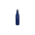 Variante Bleu foncé - Bouteille isotherme personnalisable en inox recyclé 750 ml avec logo - R-Swing