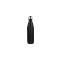 Variante Noir - Bouteille isotherme personnalisable en inox recyclé 750 ml avec logo - R-Swing