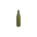 Variante Vert olive - Bouteille isotherme personnalisable en inox recyclé 750 ml avec logo - R-Swing