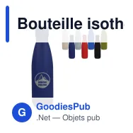 Bouteille isotherme personnalisable toucher doux 500 ml avec logo - R-Swing - Miniature 1