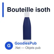 Bouteille isotherme personnalisable toucher doux 500 ml avec logo - R-Swing - Miniature 4