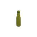 Variante Vert olive - Bouteille isotherme personnalisable toucher doux 500 ml avec logo - R-Swing