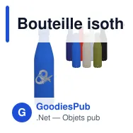 Bouteille isotherme personnalisable toucher doux 750 ml avec logo - R-Swing - Miniature 1