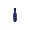 Variante Bleu foncé - Bouteille isotherme personnalisable toucher doux 750 ml avec logo - R-Swing