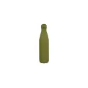 Variante Vert olive - Bouteille isotherme personnalisable toucher doux 750 ml avec logo - R-Swing