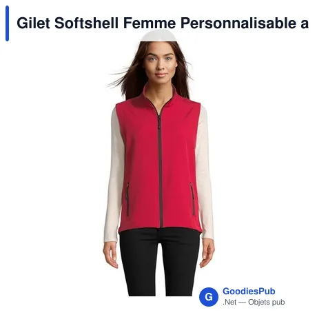 Gilet Softshell Femme Personnalisable avec Logo - RACE BW