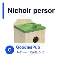 Nichoir personnalisé Rackpack Bird Mansion pour logo d'entreprise - Miniature 2