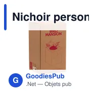 Nichoir personnalisé Rackpack Bird Mansion pour logo d'entreprise - Miniature 3