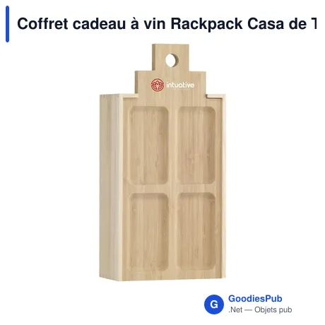 Coffret cadeau à vin Rackpack Casa de Tapas Large personnalisable avec logo