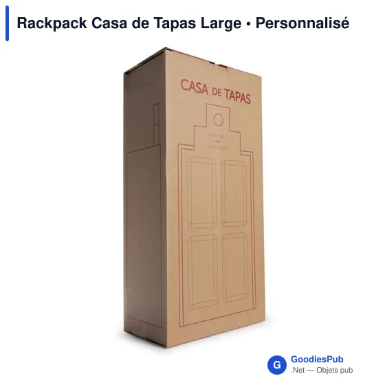 Coffret cadeau à vin Rackpack Casa de Tapas Large personnalisable avec logo - Image 4
