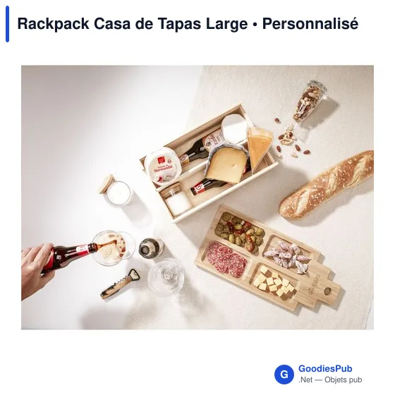 Coffret cadeau à vin Rackpack Casa de Tapas Large personnalisable avec logo - Image 6
