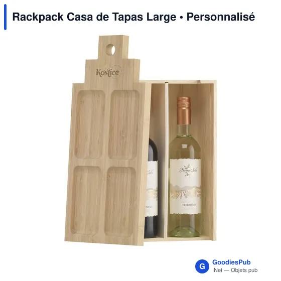 Coffret cadeau à vin Rackpack Casa de Tapas Large personnalisable avec logo - Image 7