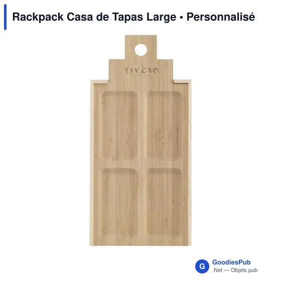 Coffret cadeau à vin Rackpack Casa de Tapas Large personnalisable avec logo - Image 8