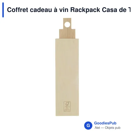 Coffret cadeau à vin Rackpack Casa de Tapas Small personnalisable avec logo
