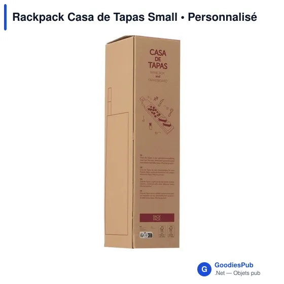 Coffret cadeau à vin Rackpack Casa de Tapas Small personnalisable avec logo - Image 4