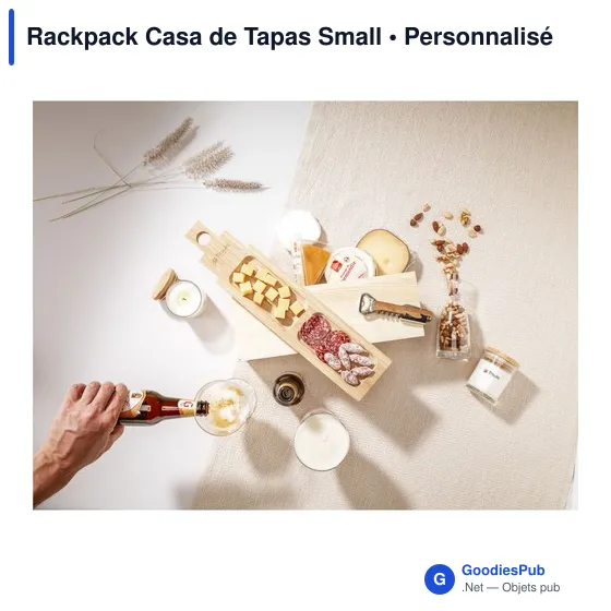 Coffret cadeau à vin Rackpack Casa de Tapas Small personnalisable avec logo - Image 6