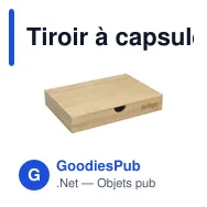 Tiroir à capsules de café personnalisable Rackpack Connect Four Cupsavec logo - Miniature 4