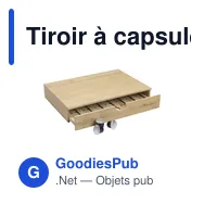 Tiroir à capsules de café personnalisable Rackpack Connect Four Cupsavec logo - Miniature 8