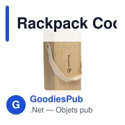 Rafraîchisseur à vin personnalisable Rackpack avec logo - Miniature 3