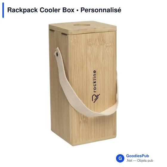 Rafraîchisseur à vin personnalisable Rackpack avec logo - Image 3