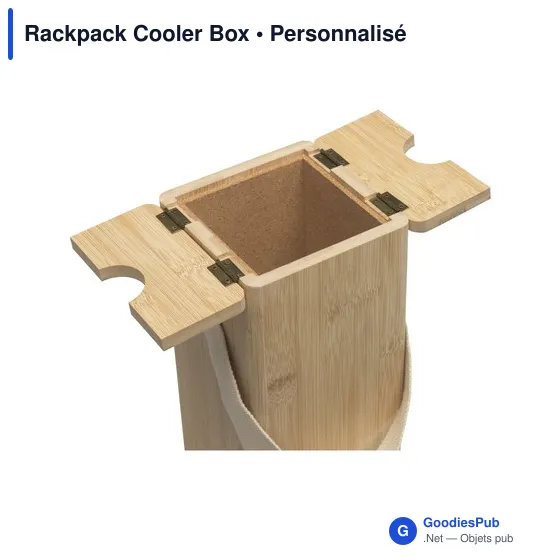 Rafraîchisseur à vin personnalisable Rackpack avec logo - Image 4