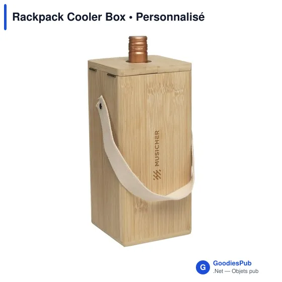 Rafraîchisseur à vin personnalisable Rackpack avec logo - Image 5