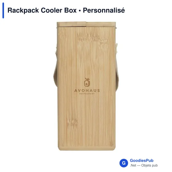 Rafraîchisseur à vin personnalisable Rackpack avec logo - Image 6