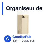 Organiseur de bureau personnalisable Rackpack Desk Topper avec logo - Miniature 2