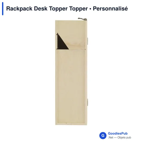 Organiseur de bureau personnalisable Rackpack Desk Topper avec logo - Image 3