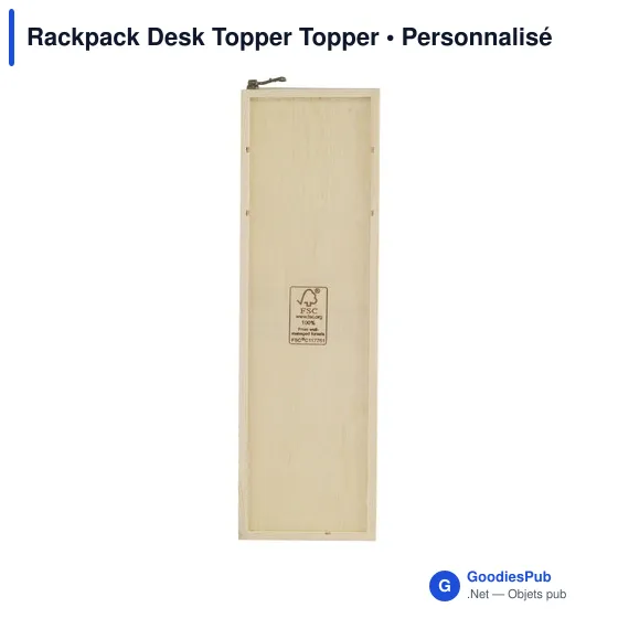 Organiseur de bureau personnalisable Rackpack Desk Topper avec logo - Image 4