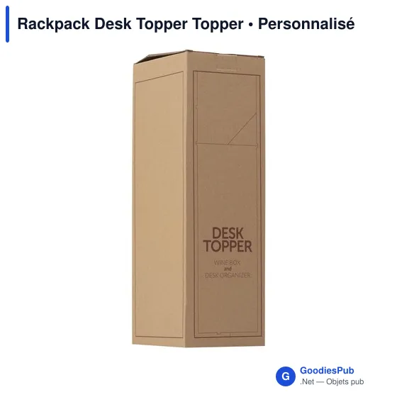 Organiseur de bureau personnalisable Rackpack Desk Topper avec logo - Image 8